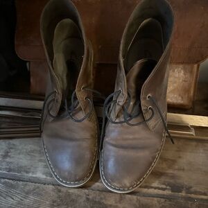 Clarks Brown Leather Men's Boots